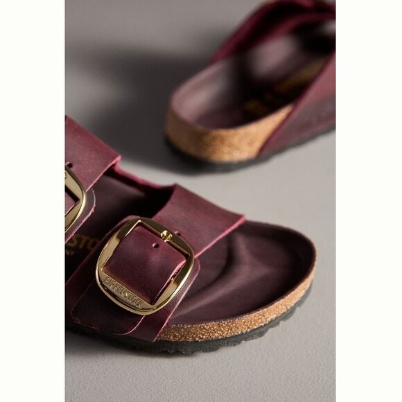 Birkenstock Arizona Big Buckle Nubuck Sandals - Picture 3 of 6
